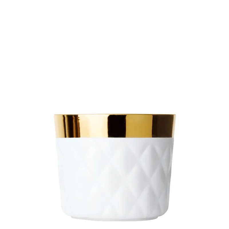 Sieger By Fürstenberg Goblet Sip Of Gold White Cushion